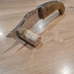 Couteau corse le berger, corne de bélier clair