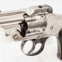 REVOLVER SMITH ET WESSON SAFETY CANON COURT CALIBRE 38 S&W DOUBLE ACTION - USA XIXè U.S.A. XIX eme C