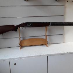 FUSIL SUPERPOSE HUGLU BOIS EAGLE SILENCE CALIBRE 12 CH76 CAN84CM OCCASION COMME NEUF