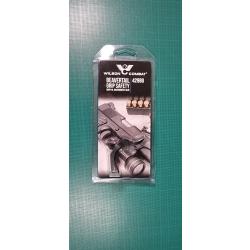 1911 BEAVERTAIL GRIP WILSON COMBAT BLUE SAFETY