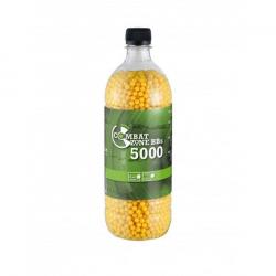 Billes en bouteille Combat zone - Jaune / 0.12 g / 5000 bbs