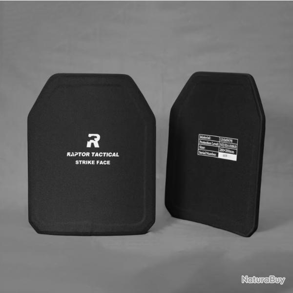 Plaque Balistique NIJ 3A - 11x14 - Lot de 2