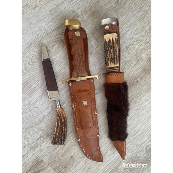 Trois couteaux de Solingen