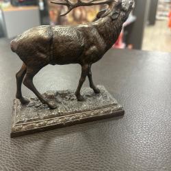 BRONZE CERF BRAMANT PETIT MODÈLE