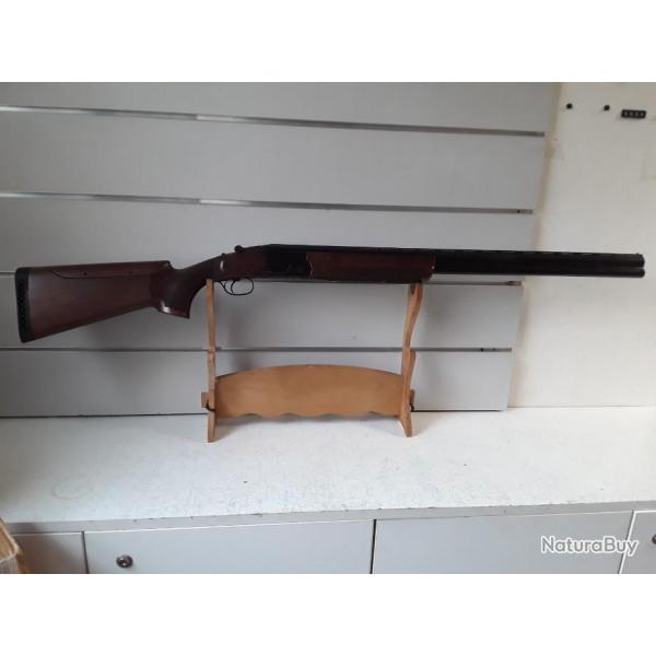 FUSIL SUPERPOS HUGLU SPORTER BOIS CAL12 CH76 CAN76 RAJOUT POUR ACHAT TRAP