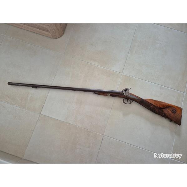 Beau Fusil  Percussion Sign Canon  Rubans XIXe