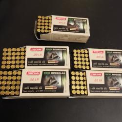 LOT DE 250 MUNITIONS NORMA 22lr