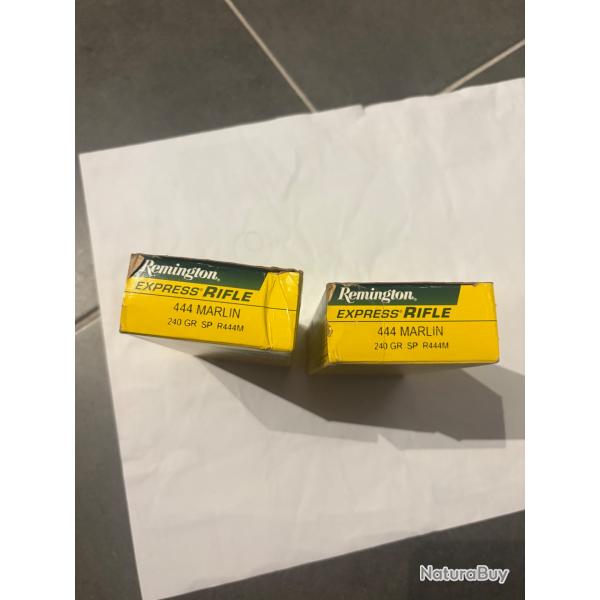 BALLE REMINGTON CAL.444 MARLIN SP 240GR PAR 20