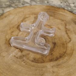 Poing de défense transparent neuf LIVRAISON GRATUITE