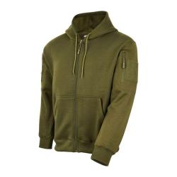 Sweat Zippé à capuche Ares Kaki