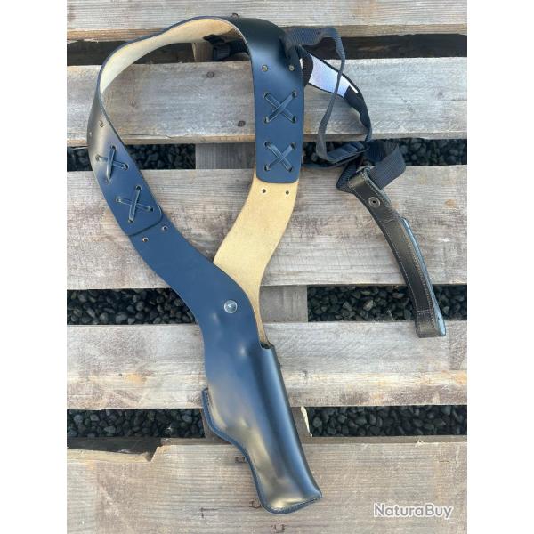 Holster d'paule Gendarmerie combo MAS G1 et MAC 50, gaucher