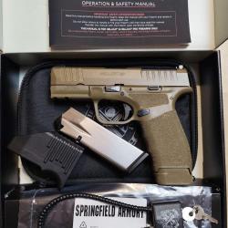 Pistolet SPRINGFIELD ARMORY mod. HELLCAT PRO OSP FDE - Cal. 9x19 - 2 chargeurs (Occasion, TBE généra
