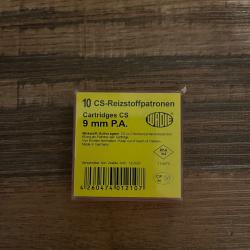 WADIE - CARTOUCHES 9MM CS PA A GAZ X10