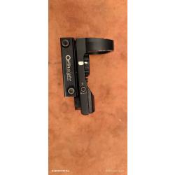 Point rouge OPTA SIGHT4 réticulés différents Réglage verticale et horizontale.Pile neuve.