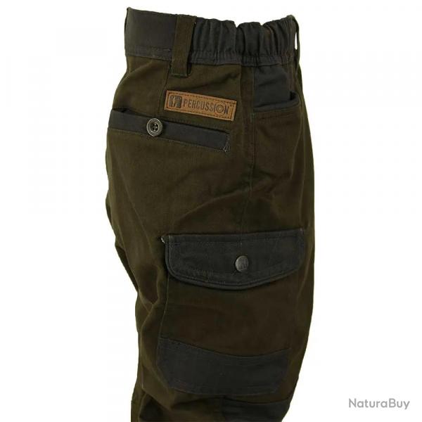 Fuseau chasse tradition enfant polyester coton kaki 8 et 12 ans 12 ans