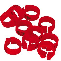 Bagues Spécial Pigeon Marquage Laser Indélébile numérotées vert