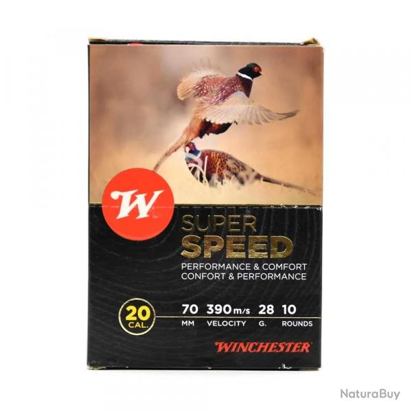 Boite de 10 cartouches Super Speed bourre jupe 20 70 28g 390m s L unit