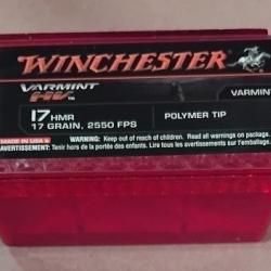 Boîte Vide de 17 HMR Winchester