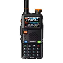 Baofeng UV-5RH Pro GPS - Talkie-Walkie Bi-Bande 640 Canaux, 10W, Radio Bidirectionnelle Portable