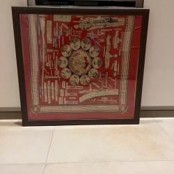 Mouchoir d'instruction fusil gras modèle 1874 encadré sur mesure