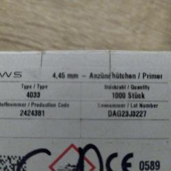 Amorces rcbs small rifle