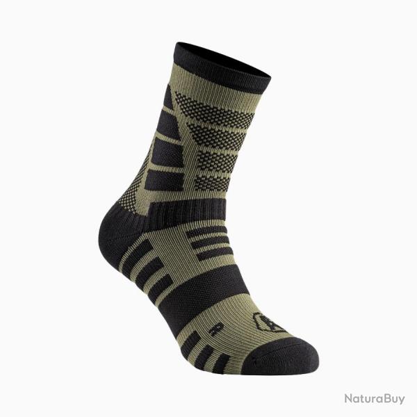 Chaussettes IMPACT 9" t 35-38 Vert Olive
