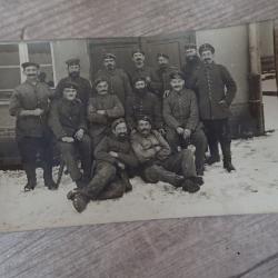 1917 Carte postale soldats allemands 1GM
