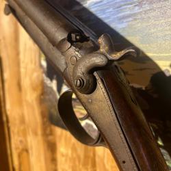 ENCHERES 1 - FUSIL A CHIENS TYPE LEFAUCHEUX 12/65 A RESTAURER - CAT D