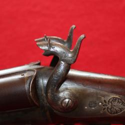 Fusil de chasse a broche de grand luxe XIXème