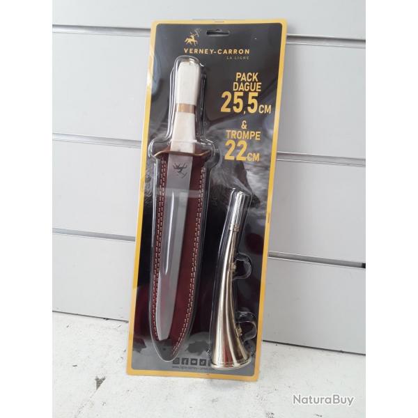 Pack dague 25,5cm + trombe 22cm Verney carron offre a saisir