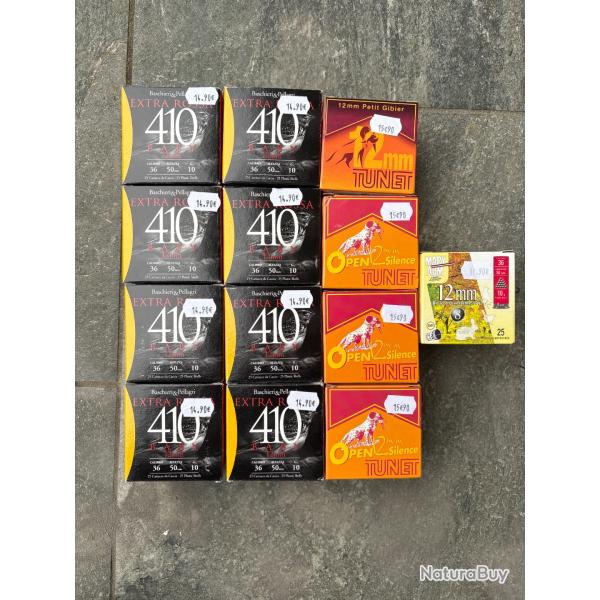 Lot 325 cartouches 12mm