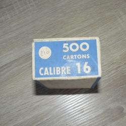 Boite de 500 cartons calibre 16