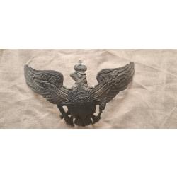 Plaque de casque a pointe,  de la garde fer WW1