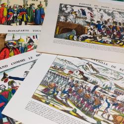 LOT DE 6 PLANCHES IMAGES D'EPINAL REEDITION . PELLERIN (1)