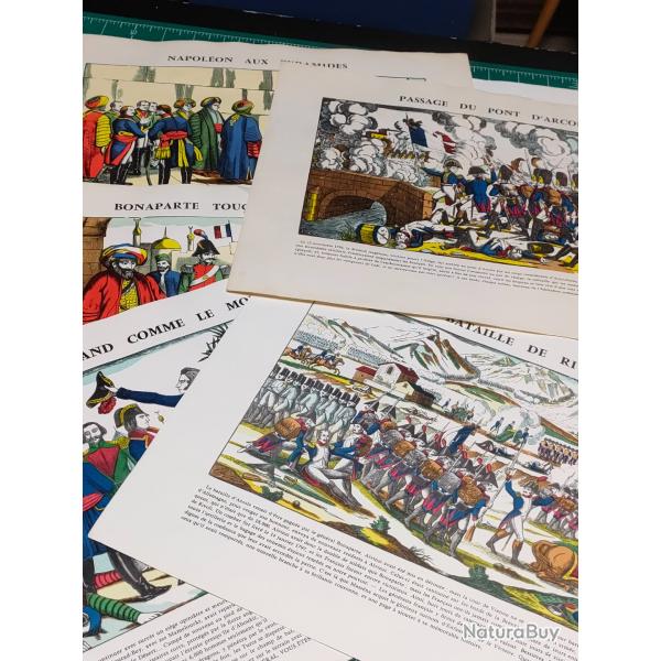 LOT DE 6 PLANCHES IMAGES D'EPINAL REEDITION . PELLERIN (1)