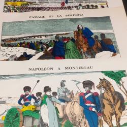 LOT DE 6 PLANCHES IMAGES D'EPINAL REEDITION . PELLERIN (3)