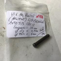 VENDU PAR LE-CUIRASSIER N° 28 VIS DE PONTET  (DEVANT ) SEMI AUTOMATIQUE BROWNING AUTO 5/3 CAL12