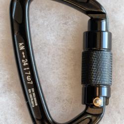 Mousqueton d'escalade classique auto-bloquant Libert&eacute; Outdoors