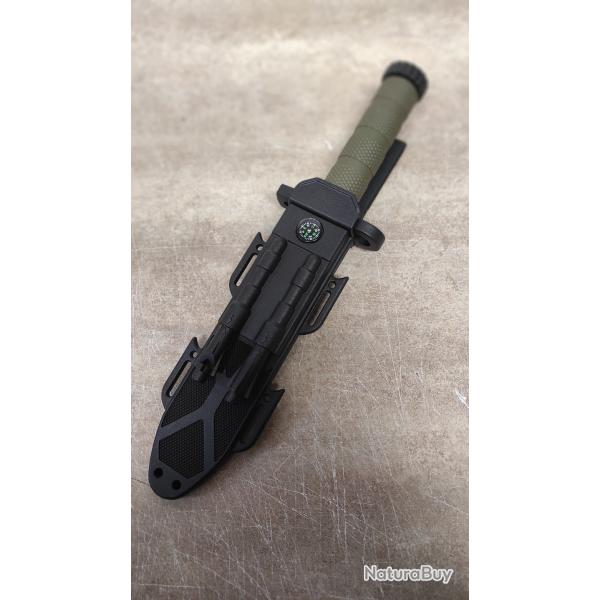 COUTEAU DE COMBAT/SURVIE/COMMANDO TACTIQUE