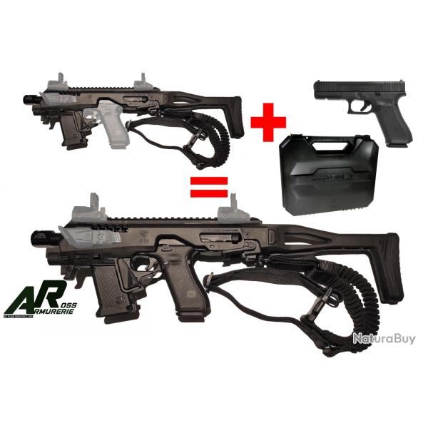 PROMO GLOCK17 Gen5 FS 9x19 Neuf avec RONI Conversion Micro CAA Gnration 4X avec sangle + mallette