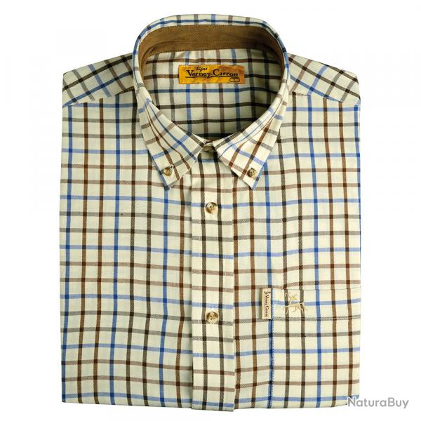 Prix de dpart  1 !! Chemise de chasse Verney Carron Villemy Beige Taille 3XL