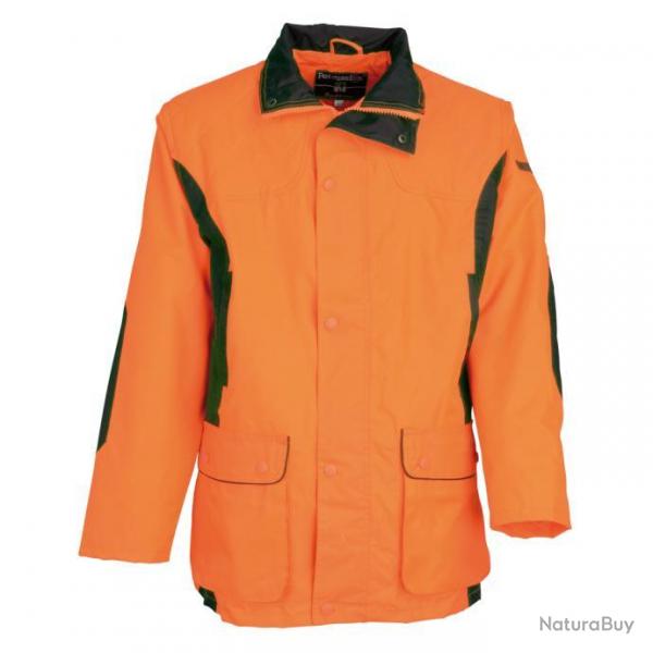 Prix de dpart  1 !! Veste Renfort Ripstop Percussion Kaki et Orange Taille S