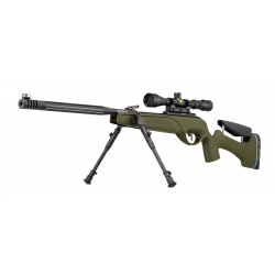 Wahoo BF25 ! Pack carabine Gamo HPA Mi Jungle + lunette 3-9x40WR + bipied - Cal. 4.5 mm