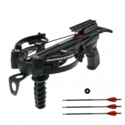 X-BOW FMA SUPERSONIC - PISTOLET ARBALÈTE À CAMES 120 LBS / 330 FPS + rapide au monde ! (2)