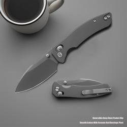 Couteau Miguron Norsa Lame Acier D2 Manche Alu Cross-bar Lock MGR820ADG