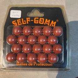 Self Gomm projectiles 20 balles de protection diam 10 réf 4093 aspro