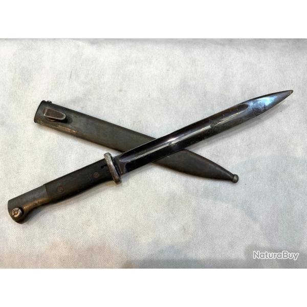 Baonnette Mauser 98K plaquettes bois