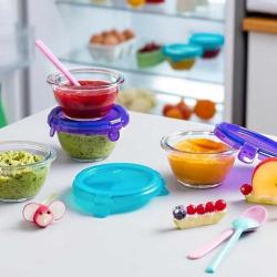 Black Friday ! Lot de 2 Récipients Pyrex en Verre 0,20L