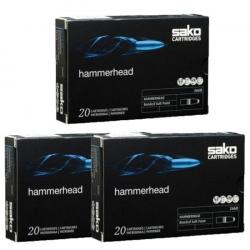 Wahoo BF25 ! Balles Sako HammerHead Soft Point - Cal. 30-06 Sprg / 220 / Par 3
