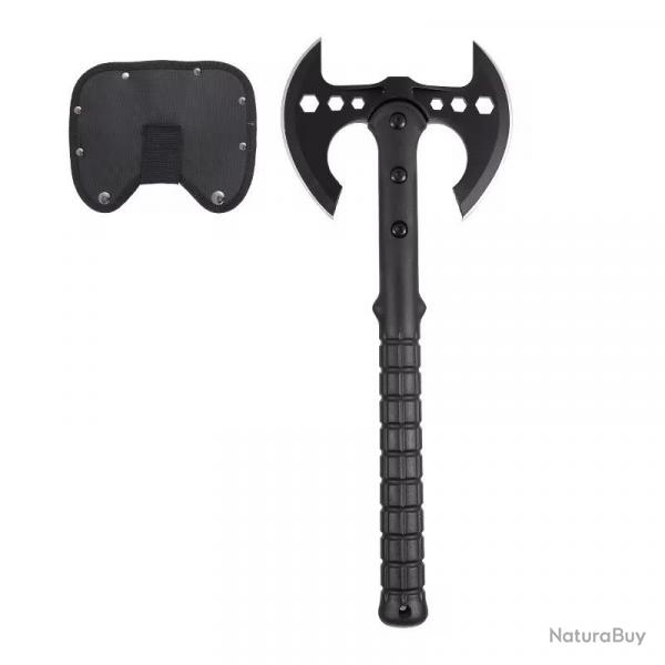 Hache tactique double tranchant enchre